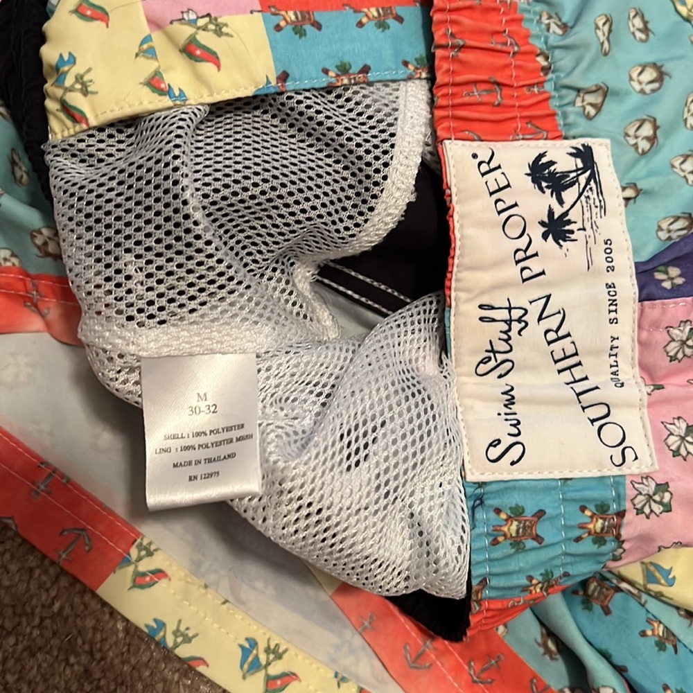 Southern Proper Patchwork Swimsuit Medium - image 2